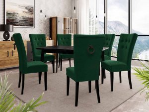 Stół rozkładany Botiler 140x80 z 6 krzesłami ST67 09 Stół rozkładany Botiler 140x80 z 6 krzesłami ST67 09