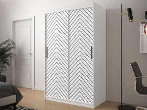 Nowoczesna szafa przesuwna Ratintu 120 cm Nowoczesna szafa przesuwna Ratintu 120 cm