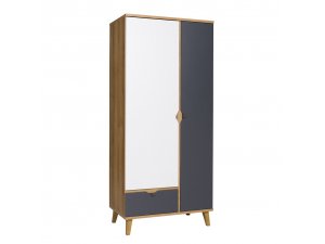 Szafa dwudrzwiowa z szufladą Temero TM07 SZ2D1SZ Szafa dwudrzwiowa z szufladą Temero TM07 SZ2D1SZ