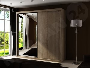 Szafa z lustrem na jednym froncie Sahara 200 III Szafa z lustrem na jednym froncie Sahara 200 III