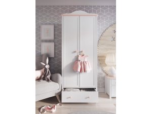 Szafa dwudrzwiowa z szufladą Luna LN01 Szafa dwudrzwiowa z szufladą Luna LN01